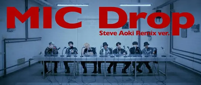 韓国ボーイズグループ「防弾少年団」の「MIC Drop」リミックスバージョンがアメリカのiTunesトップソングチャートでK-POPグループとして初めて1位を獲得した。（提供:OSEN）