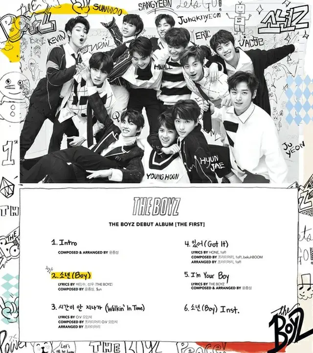 「THE BOYZ」、タイトル曲は「Boy」＝メンバーのソヌが作詞に参加＆ Primaryが援護射撃（提供:news1）