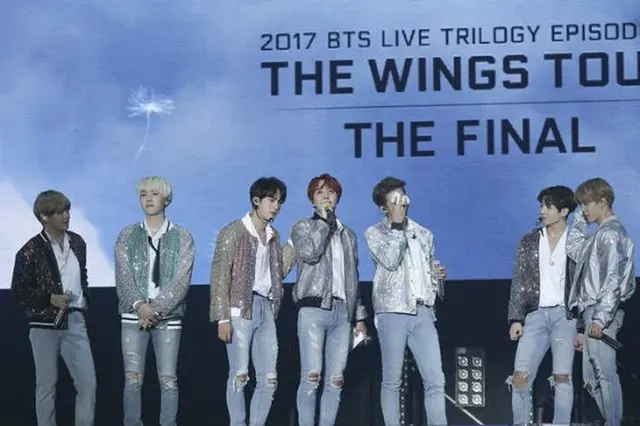 10日、ソウル・高尺（コチョク）スカイドームで「防弾少年団」のコンサート「2017 BTS LIVE TRILOGY EPISODE 3-THE WINGS TOUR THE FINAL」の記者懇談会が開催された。（提供:OSEN）