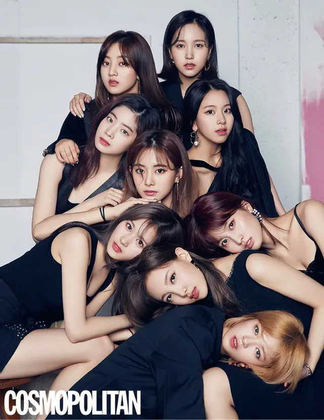 「TWICE」、「COSMOPOLITAN」表紙に！「一緒に夜食を食べるときが一番幸せ」（提供:news1）