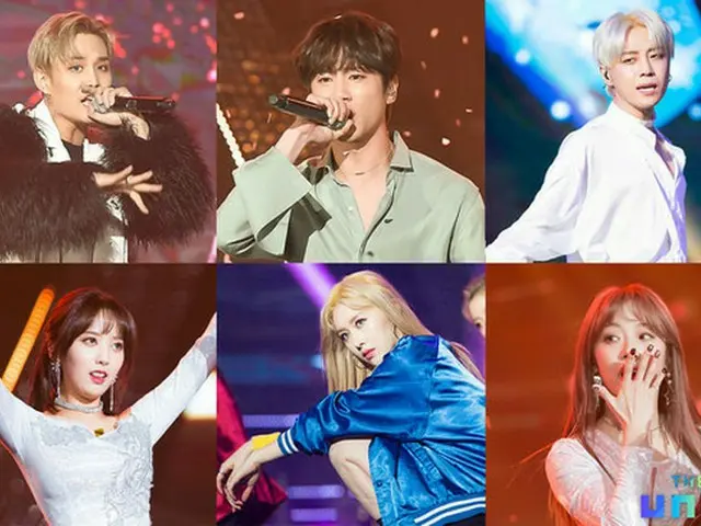 「THE UNIT」で順位変動を起こしている6人の参加者に関心が寄せられている。（提供:OSEN）