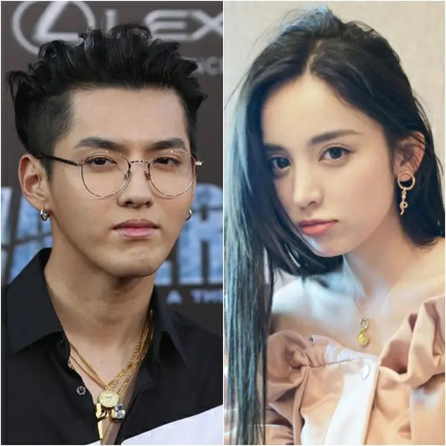 元「EXO」KRIS、ウルムチ出身女優Coulee Nazhaとの熱愛説を否定 「ねつ造された」（提供:OSEN）