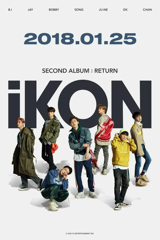 韓国アイドルグループ「iKON」が来る1月25日にカムバック日を確定した。（提供:news1）