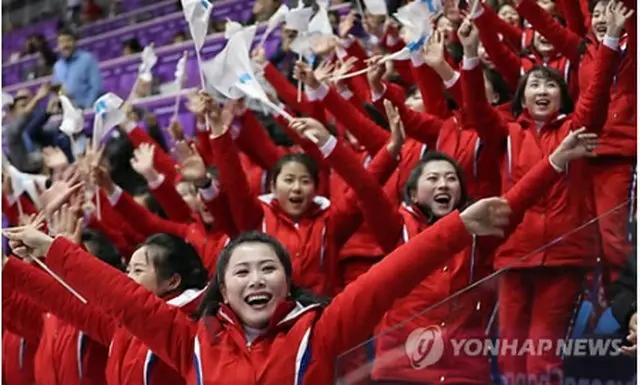 北朝鮮の応援団（資料写真）＝（聯合ニュース）