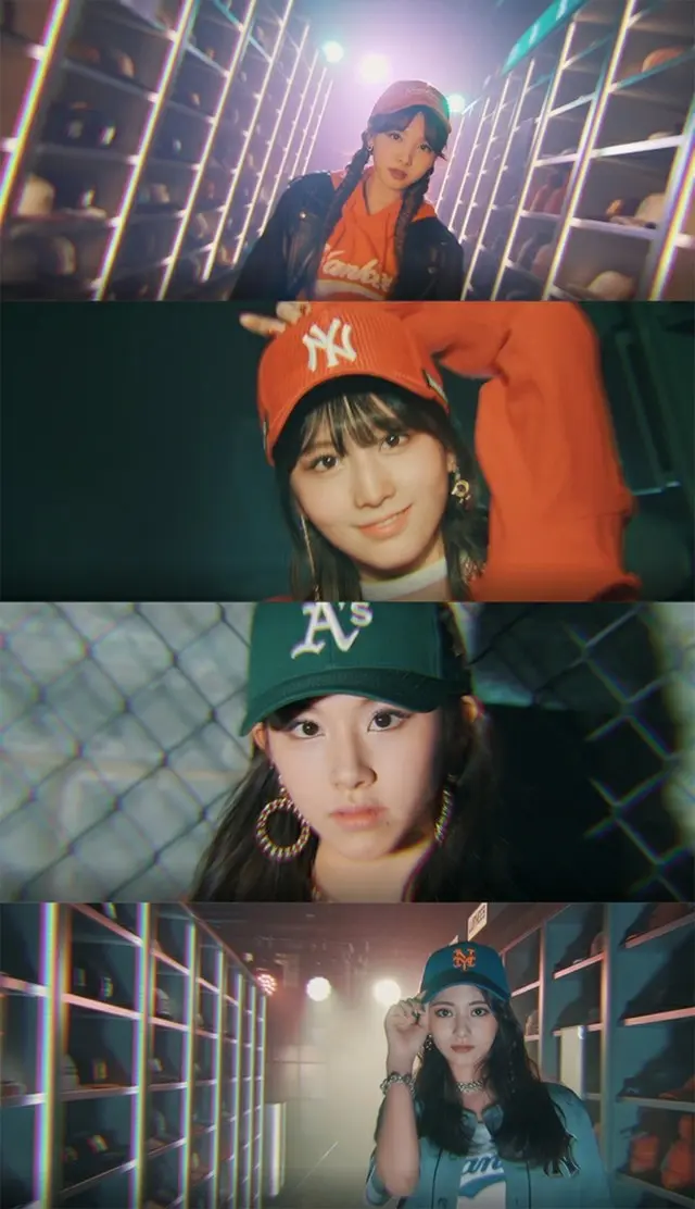 スポーツカジュアルブランド「MLB」、ガールズグループ「TWICE」の春画報映像公開＝韓国（提供:news1）