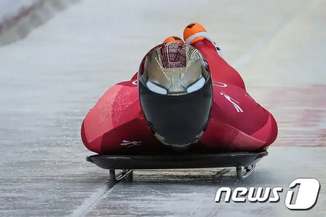 スケルトン男子の韓国代表ユン・ソンビン（23）が1回戦・2回戦で続けざまにトラック新記録を樹立した。