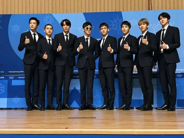 韓国ボーイズグループ「EXO」が、2018平昌（ピョンチャン）冬季五輪の閉会式のステージに上がることになり、「光栄だ」と明かした。（提供:OSEN）