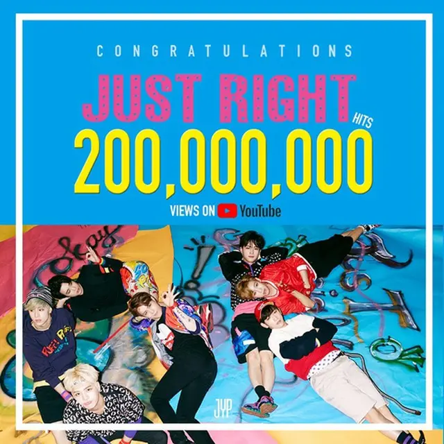 「GOT7」、「Just right」MVが再生回数2億回を突破（提供:OSEN）