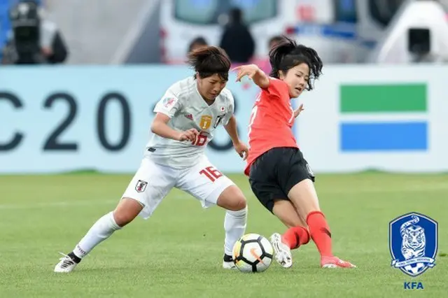 ユ・ドクヨ監督が率いる韓国女子サッカー代表チーム（FIFAランキング16位）が“ディフェンディングチャンピオン”日本（11位）と引き分けた。（提供:OSEN）