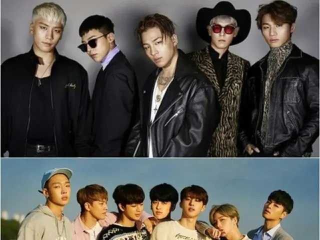 韓国アイドルグループ「WINNER」、「BIGBANG」、「iKON」などYGエンターテインメント3兄弟グループがそろってGaonチャートを占領した。（提供:OSEN）