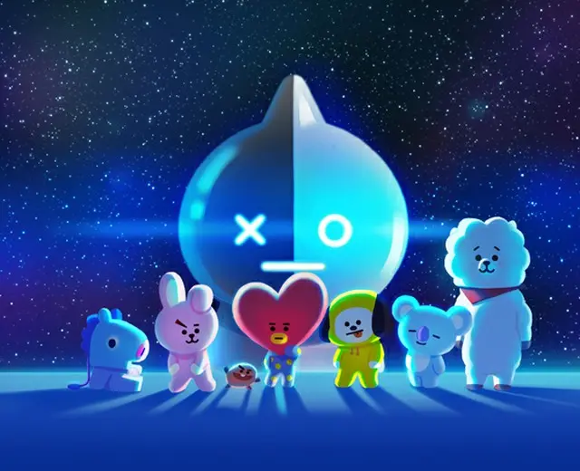 【LINE】「防弾少年団」のキャラクターBT21と遊べる顔ゲーム提供開始（オフィシャル）