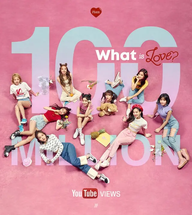 【公式】「TWICE」、「What is Love？」MVが1億ビュー突破＝デビュー曲から8連続の大記録（提供:OSEN）