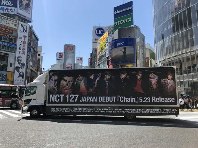 「NCT 127」、日本デビューミニアルバムがApple Musicチャート等で1位！さらに渋谷の街をジャック（オフィシャル）