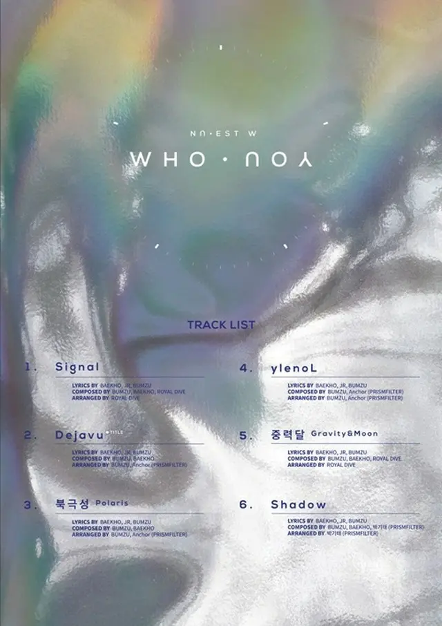 韓国アイドルグループ「NU’EST W」が来る25日に発売予定のアルバム「WHO, YOU」トラックリストを公開した。（提供:news1）