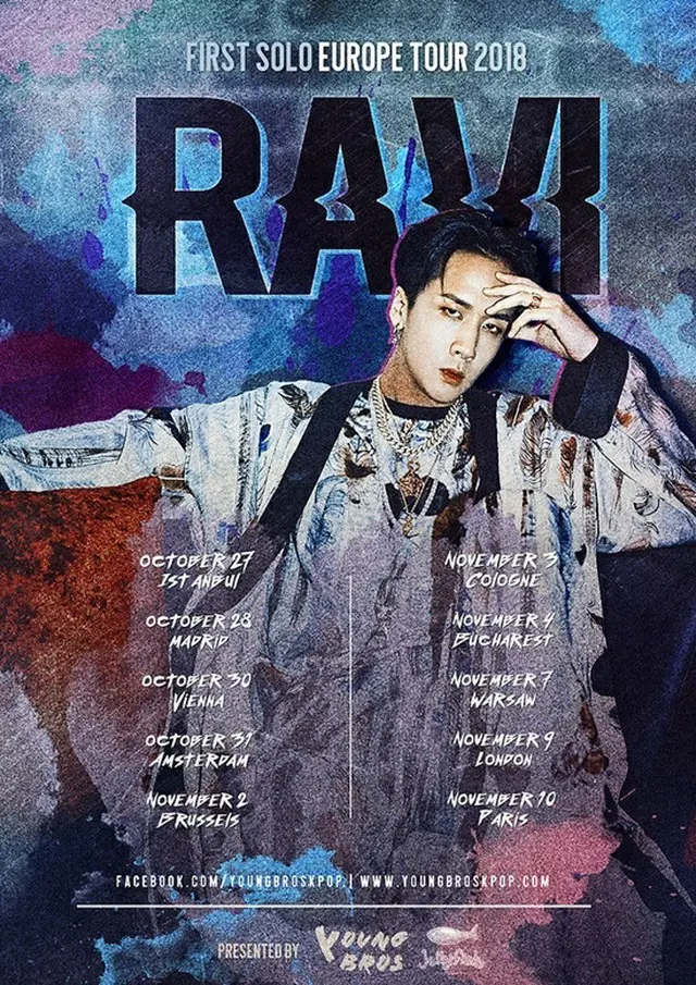 韓国アイドルグループ「VIXX」RAVI（ラビ）が1stソロヨーロッパツアーを開催することがわかった。（提供:news1）