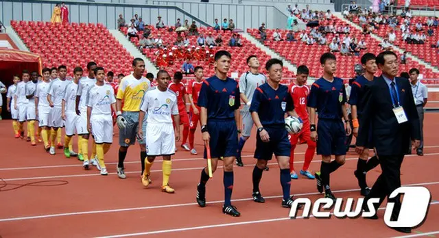 北朝鮮・平壌で南北が参加する国際ユース（U-15）サッカー大会が開かれる。（提供:news1）