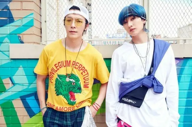 「SUPER JUNIOR-D＆E」左からドンヘ、ウニョク（提供:news1）