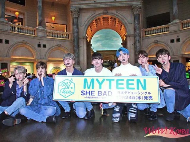 【イベントレポ】K-POP界の新星7人組R＆Bボーイズグループ「MYTEEN」、韓国2ndミニアルバム発売記念イベントで10月24日の日本デビューを発表