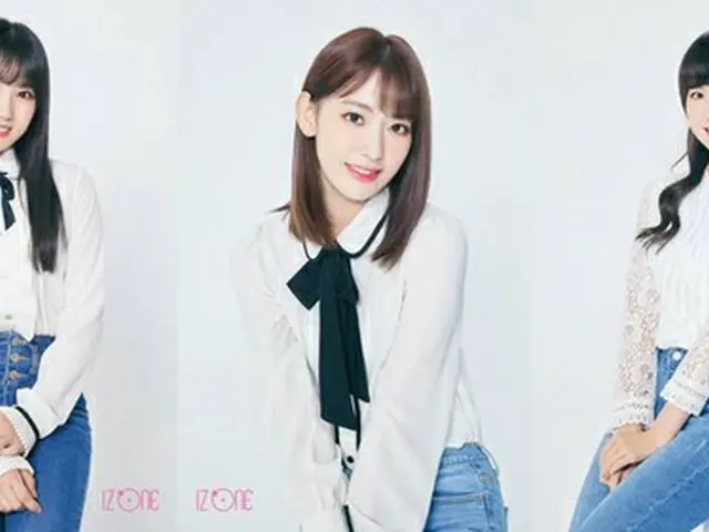 日韓合同ユニット「IZ*ONE」のメンバーに選ばれた宮脇咲良（HKT48）、矢吹奈子（HKT48）、本田仁美（AKB48）が、「IZ*ONE」の活動期間は48グループの活動を休止することになった。（提供:OSEN）