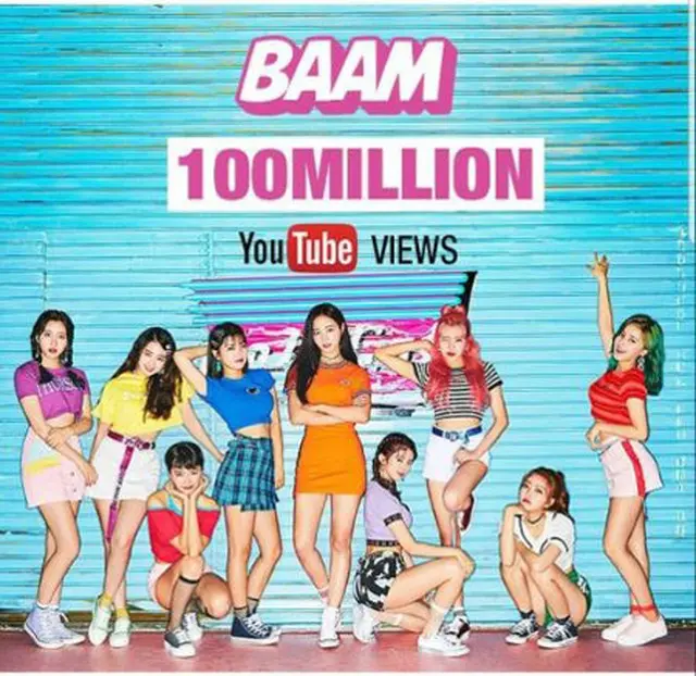 「MOMOLAND」、「BAAM」MVの再生回数が1億回突破！（提供:OSEN）