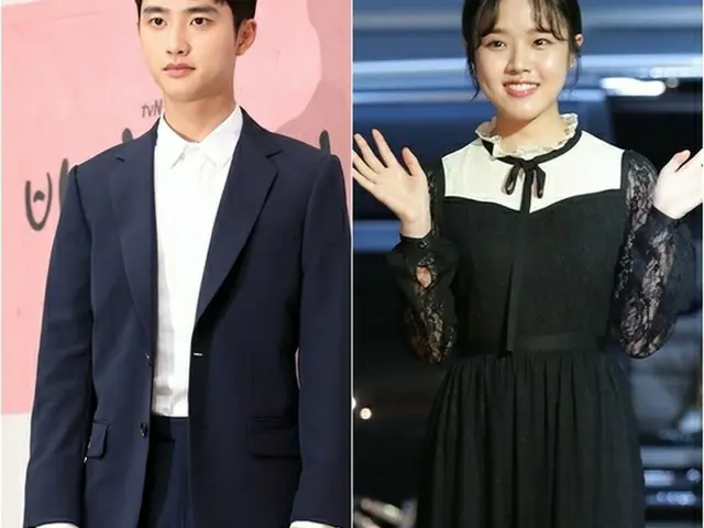 韓国ボーイズグループ「EXO」メンバーで俳優としても活躍しているD.O.と女優キム・ヒャンギが、人気スター賞を受賞した。（提供:news1）