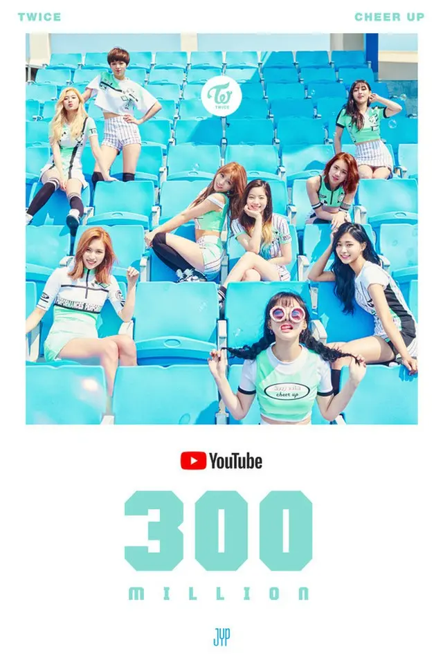 韓国ガールズグループ「TWICE」の「CHEER UP」ミュージックビデオ（MV）がYouTube再生回数3億回を突破した。（提供:news1）