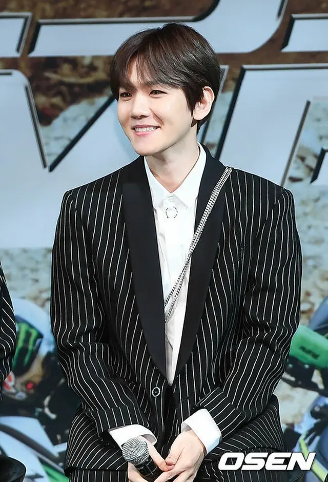 格別なファン愛を示した「EXO」BAEK HYUN。（提供:OSEN）