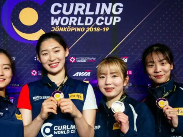 ＜カーリング＞韓国女子、スウェーデン破りW杯第3戦優勝（提供:OSEN）