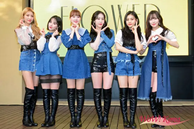 「GFRIEND」左からソウォン、ウナ、イェリン、シンビ、オムジ、ユジュ