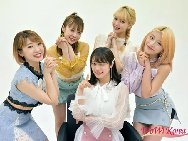 「CHERRSEE」左からNENE、YUMA、AIRI、LENA、中央MIYU