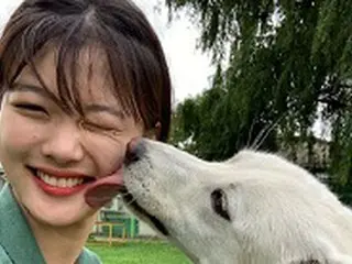 女優キム・ユジョン、「一番大好き」インスタに愛犬との日常を掲載