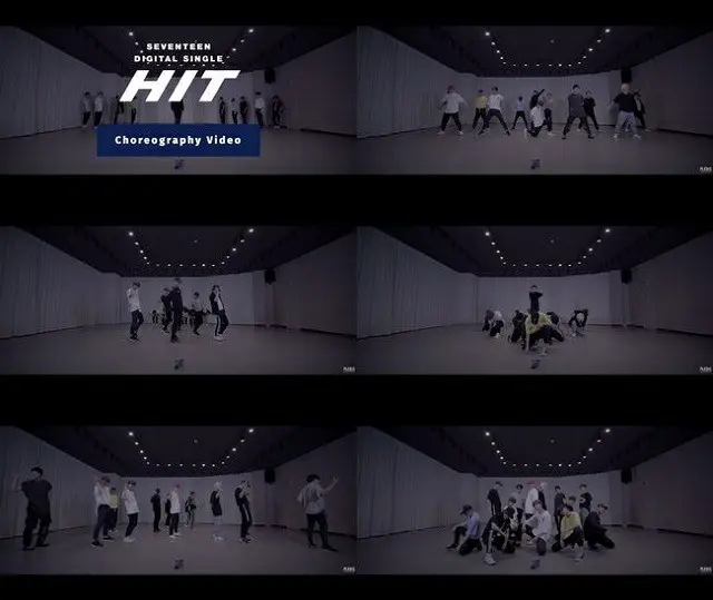 「SEVENTEEN」がデジタルシングル「HIT」のダンス映像を電撃公開した。（提供:OSEN）