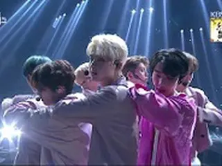 「UP10TION」、「MUSIC BANK」ラストステージ…ピンクのスーツで爽やかセクシーを演出