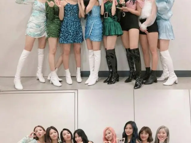 「TWICE」、カムバック後初1位にラブリーな認証ショット公開（提供:OSEN）