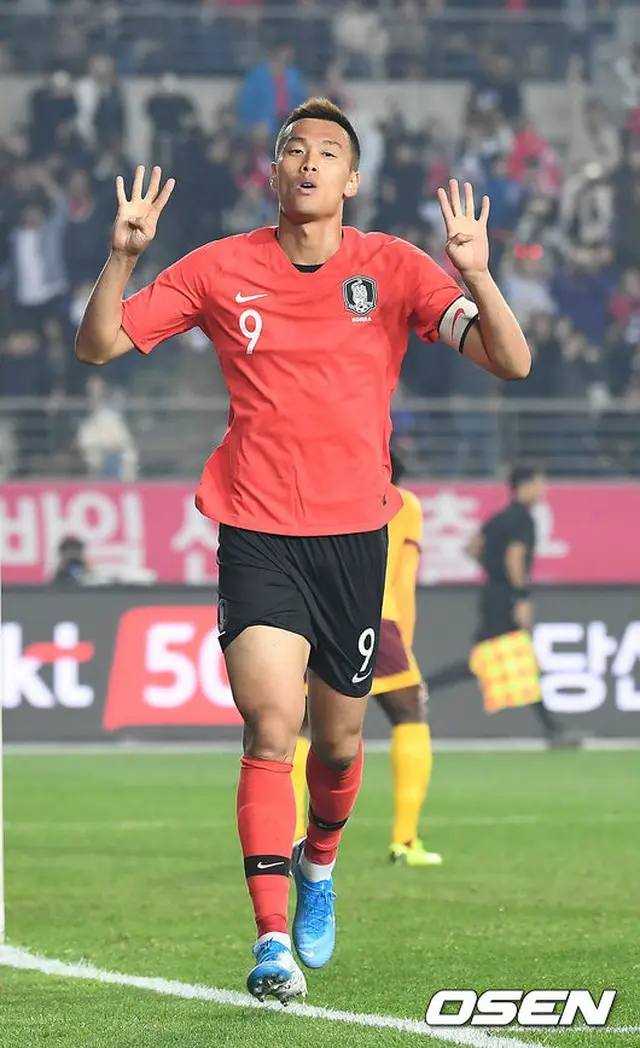 ＜W杯アジア予選＞“キム・シンウク4得点”韓国代表、スリランカに8-0で大勝（提供:OSEN）