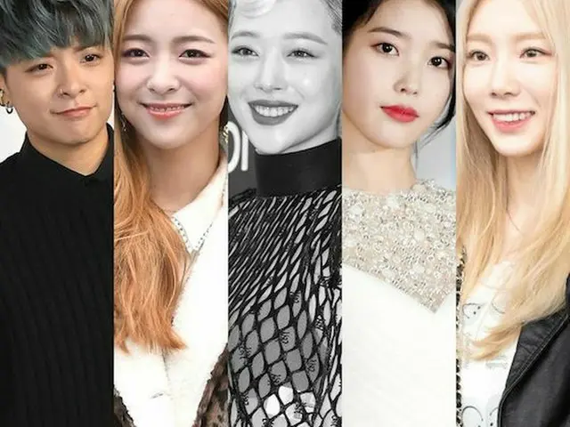 エンバ・ルナ（f（x））、IU（アイユー）、テヨン（少女時代）…予定オールストップ、2日目故ソルリ哀悼（提供:Osen）