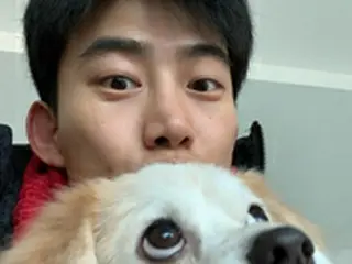 【トピック】「2PM」テギョン、愛犬エディとの“可愛い2ショット”が話題