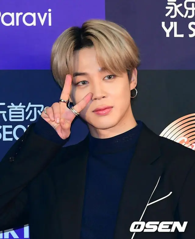 1月もボーイズグループ個人ブランド評判1位に輝いた「防弾少年団」JIMIN。（提供:OSEN）