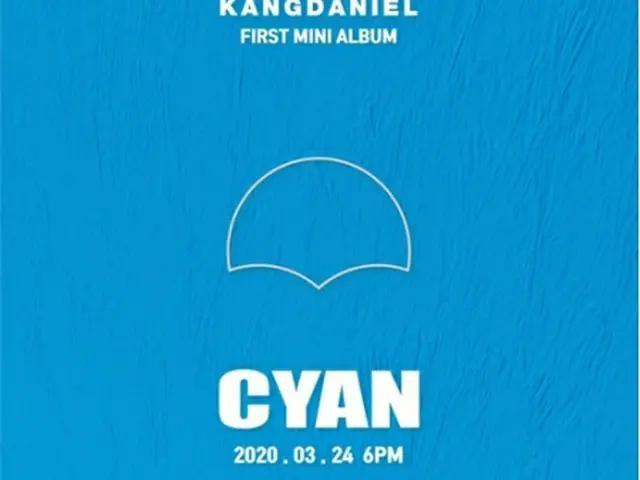 ファーストミニアルバム「CYAN」の発売を知らせる画像（所属事務所提供）＝（聯合ニュース）≪転載・転用禁止≫