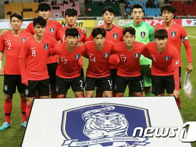 パウロ・ベント監督が指揮する韓国男子サッカー代表が国際サッカー連盟（FIFA）ランキング40位を維持した。（提供:news1）