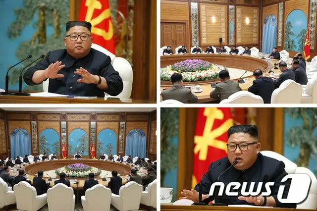 北朝鮮は11日、金正恩国務委員長の主宰で労働党の政治局会議を開き、新型コロナ対策について話し合った（提供:news1）