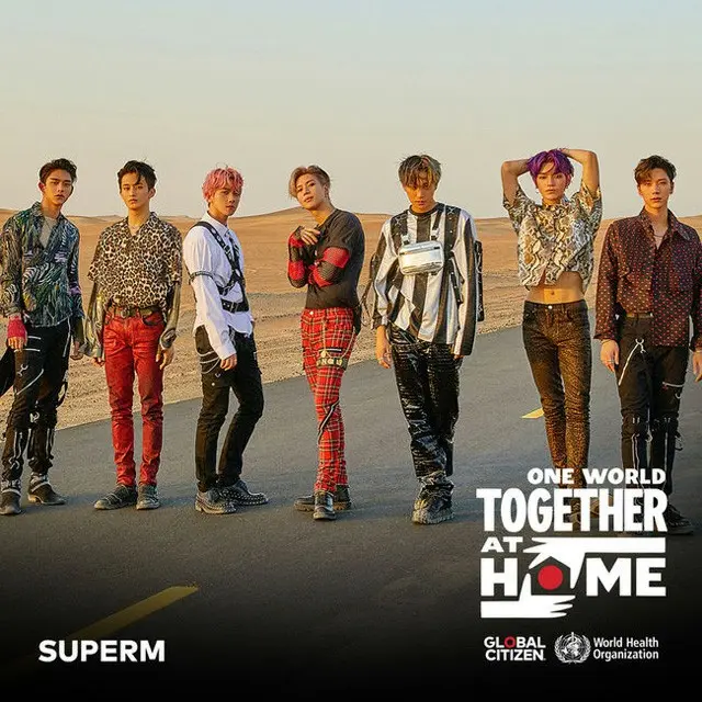 「SuperM」、レディ・ガガ＆WHO主催オンラインチャリティーコンサートに参加（提供:OSEN）