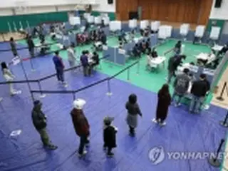 韓国総選挙の投票率６６．２%　２８年ぶり高水準