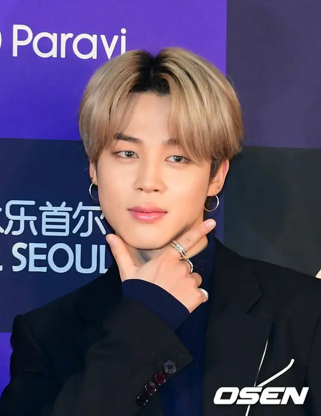 4月もアイドル個人100大ブランド評判1位を獲得した「BTS（防弾少年団）」JIMIN。（提供:OSEN）