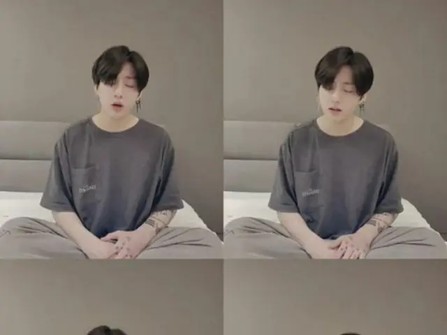 JUNG KOOKが3日、「BTS」の公式ツイッターを通じて、映像をアップした。（提供:OSEN）