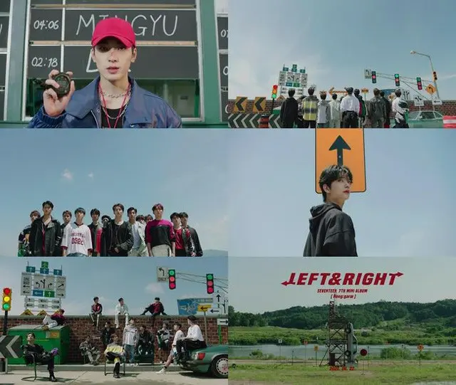 “カムバック”「SEVENTEEN」、新曲「Left ＆ Right」MVティザー公開（提供:OSEN）