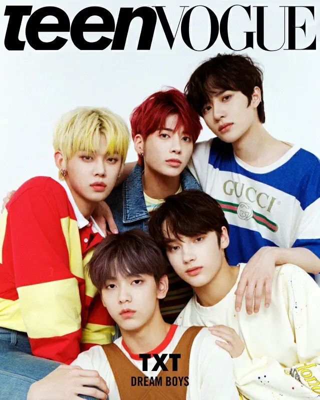 韓国のアイドルグループ「TOMORROW X TOGETHER」（TXT）が「Teen VOGUE」の表紙を飾った。K-popアイドルが同誌の表紙を飾るのは、TXTが史上初となる。