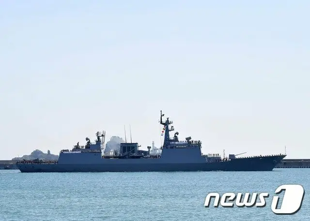 韓国海軍の「大祚栄」、日本の護衛艦とソマリア沖・アデン湾で海賊対処訓練（提供:news1）