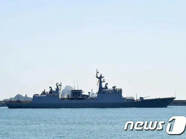 韓国海軍の「大祚栄」、日本の護衛艦とソマリア沖・アデン湾で海賊対処訓練（提供:news1）