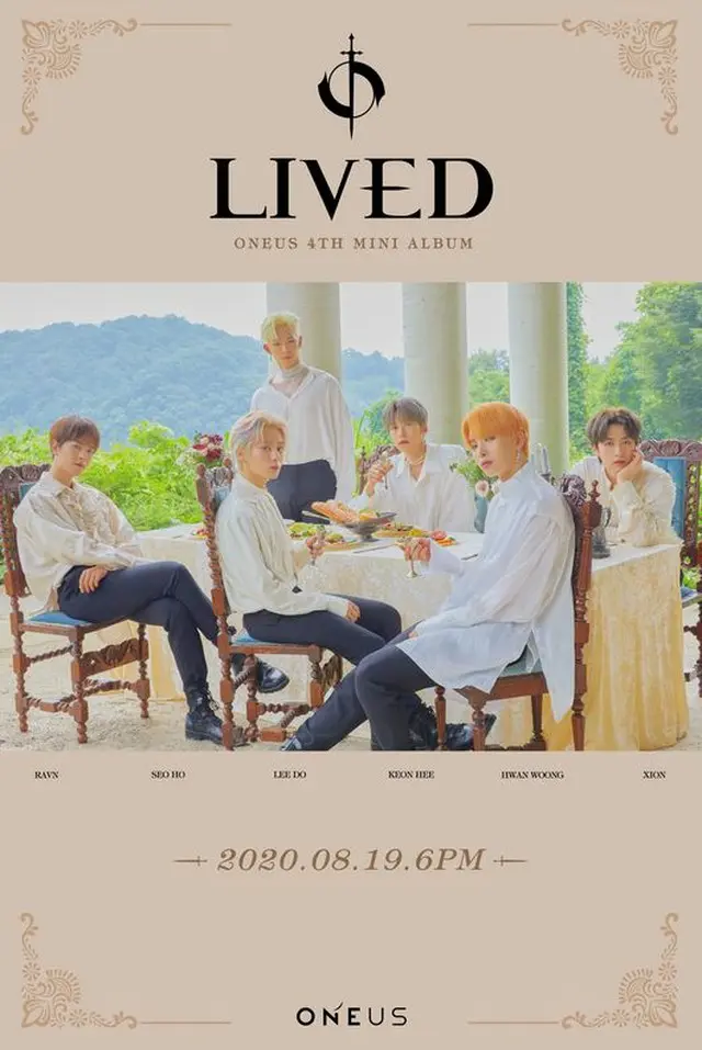 「ONEUS」が新しいミニアルバム「LIVED」コンセプトフォトを初公開した。（提供:OSEN）